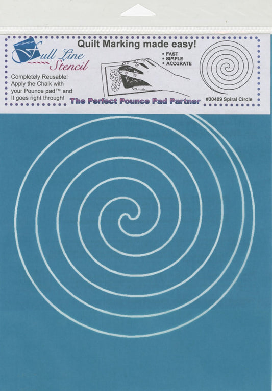 Full Line Stencil Large Spiral for precise cutting, marking and patchwork