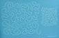 Full Line Stencil - Stipple Meander