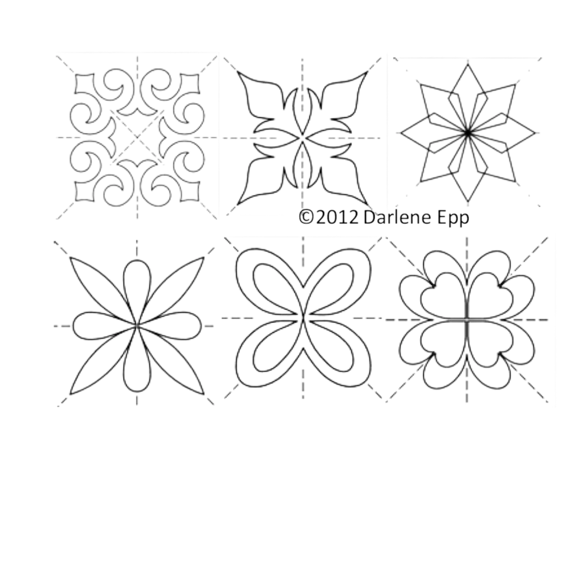 Full Line Stencil Score Of Four 102 mm for precise cutting, marking and patchwork