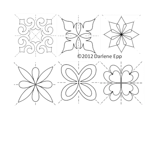 Full Line Stencil Score Of Four 102 mm for precise cutting, marking and patchwork