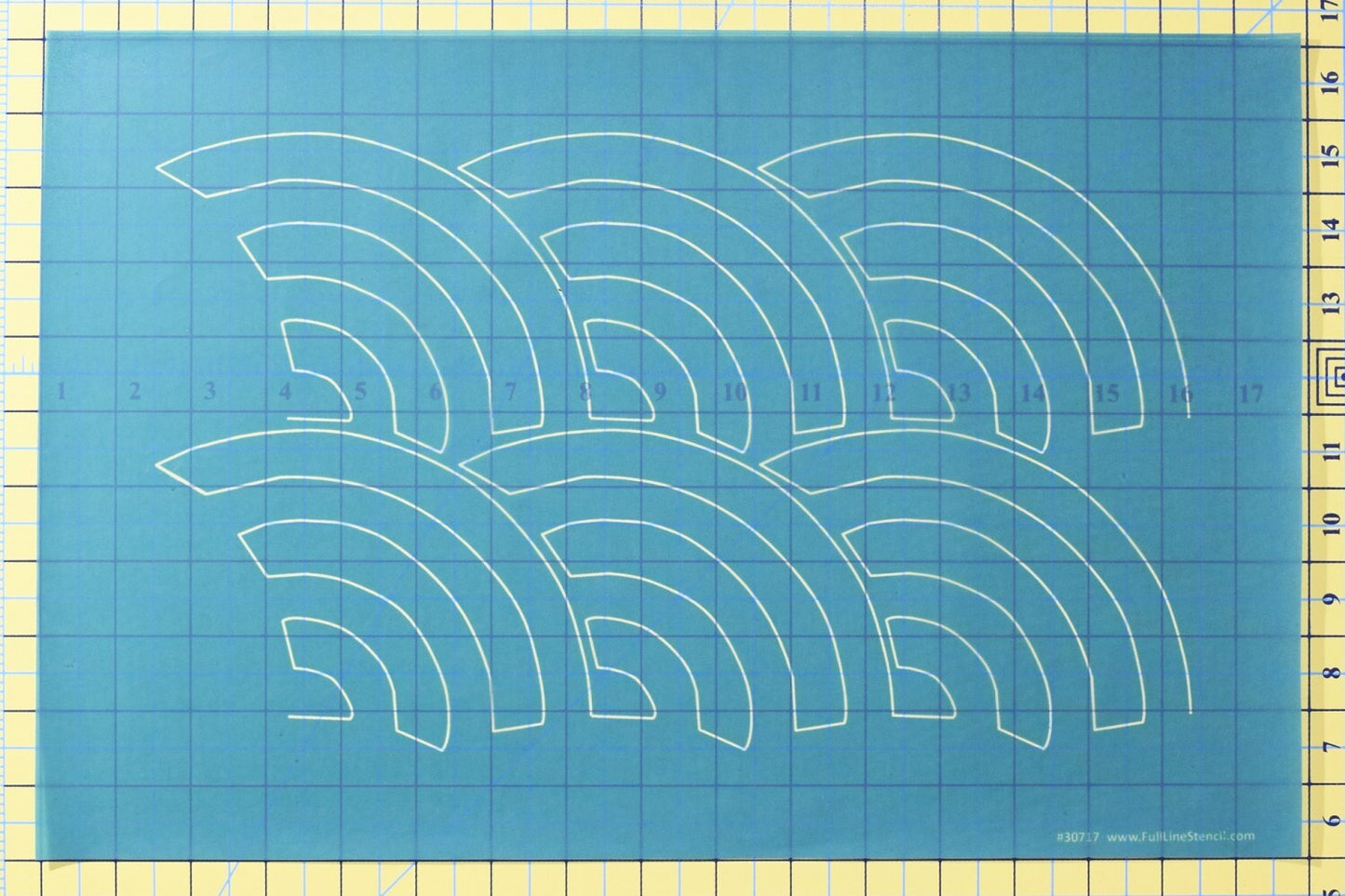 Full Line Stencil Baptist Fan for precise cutting, marking and patchwork