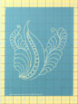 Full Line Stencil Dream Feather Elegant Bird for precise cutting, marking and patchwork