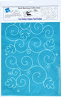 Full Line Stencil Oak Leaf Swirl LARGE for precise cutting, marking and patchwork