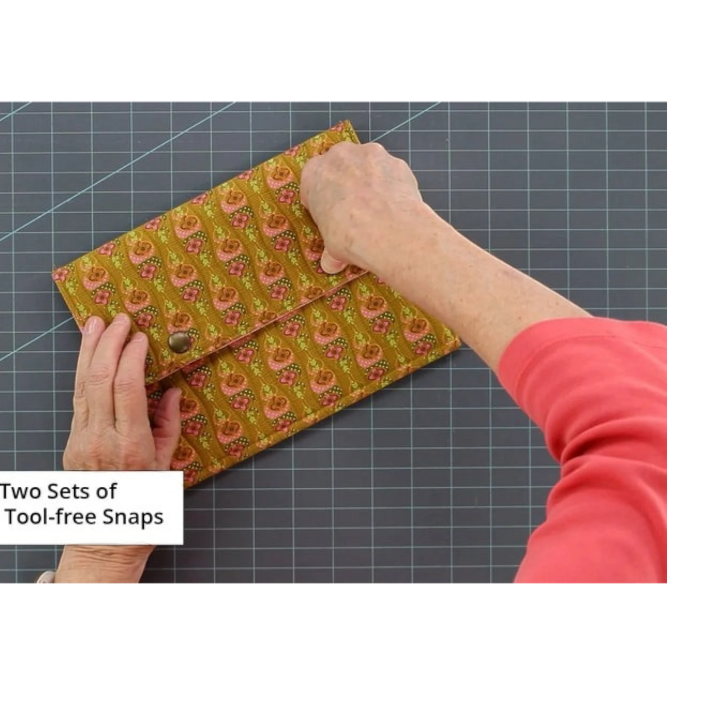 Tool-free Snaps - Set of Four - Nickel , crafting and sewing tasks