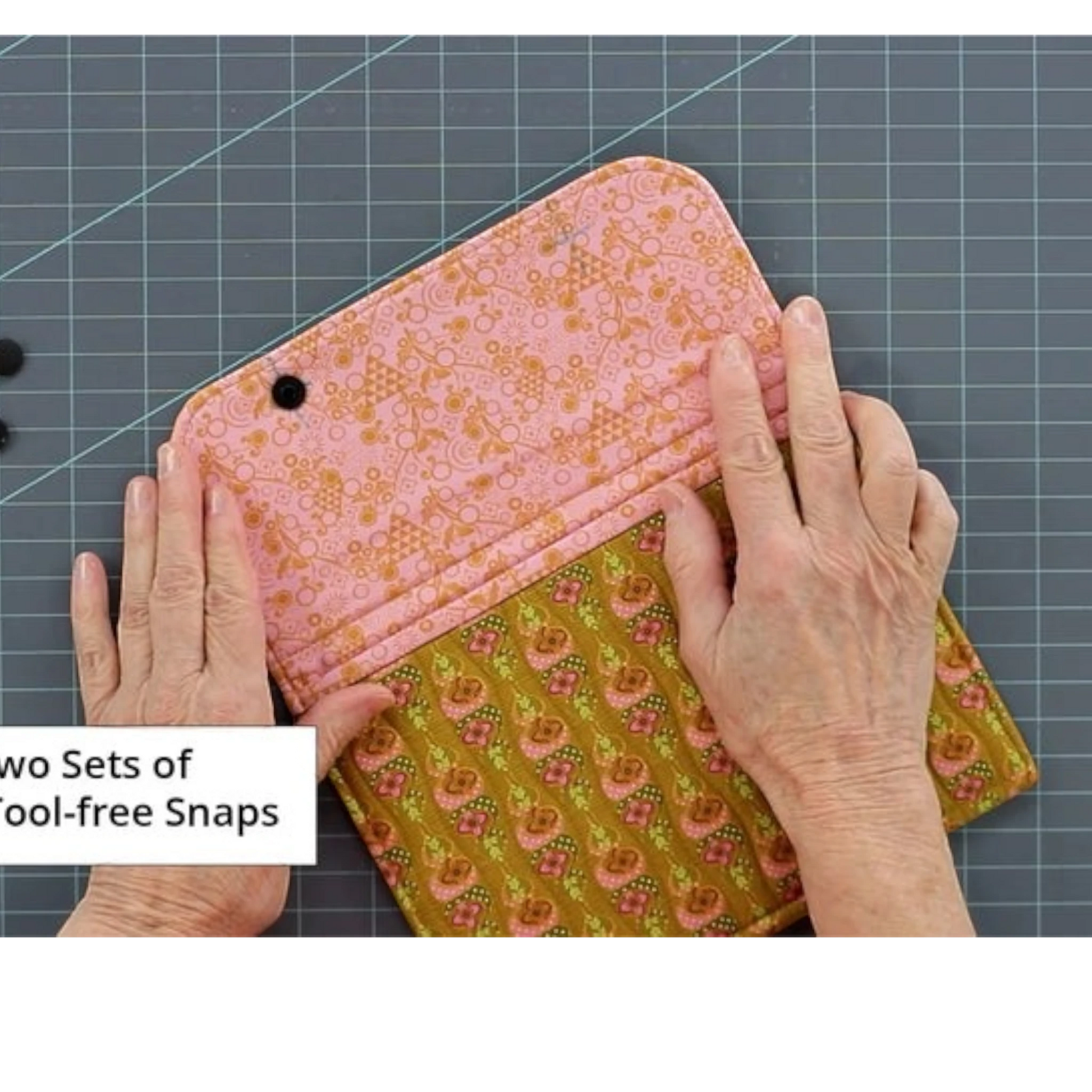 Tool-free Snaps - Set of Four - Nickel , crafting and sewing tasks