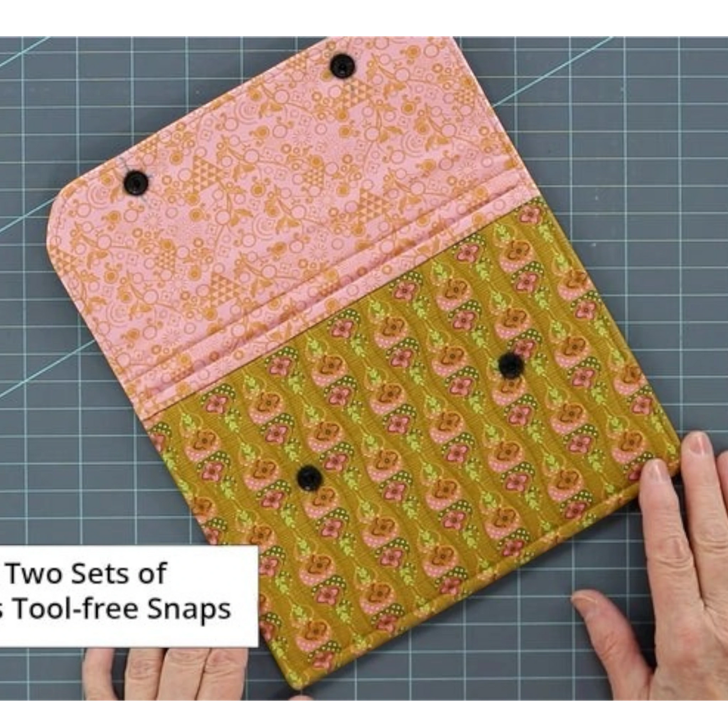 Tool-free Snaps - Set of Four - Nickel , crafting and sewing tasks