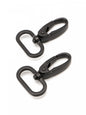 Swivel Hook 25 mm BLACK Set of Two