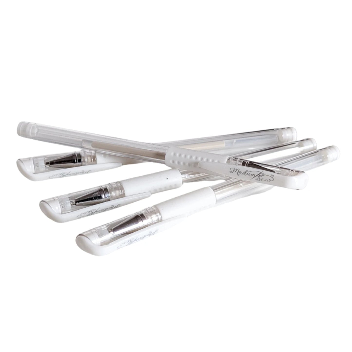 Heat Erasable Fabric Marking Gel Pens White 4pk