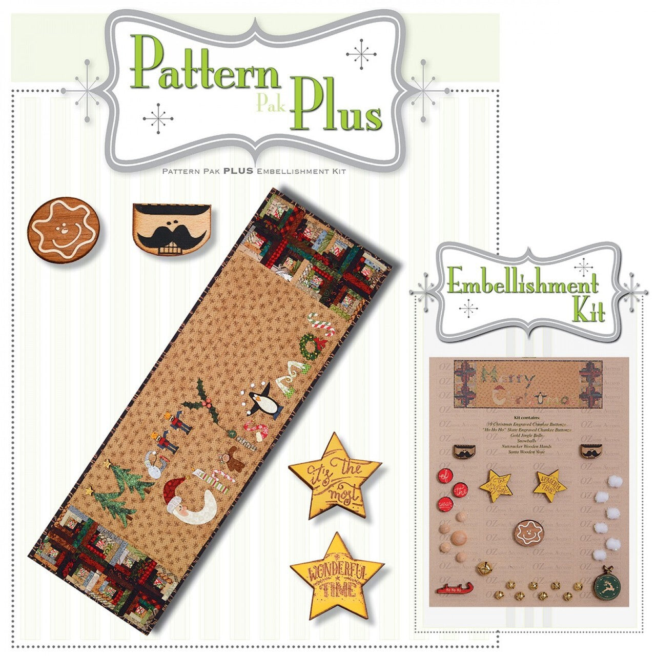 Log Cabin Christmas Runner Pattern , quilting and craft projects