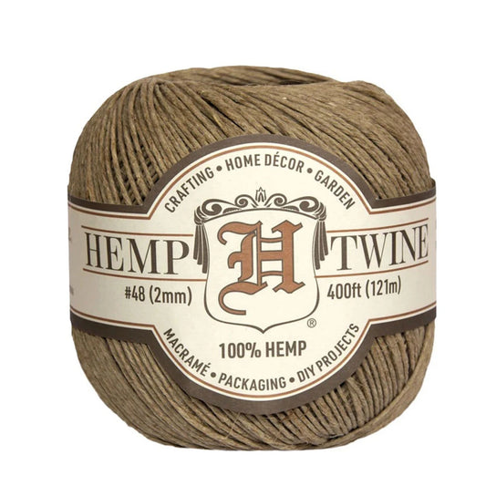 Hemp Twine Ball Size 48 1.8mm x 121m Natural