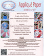Applique Paper-Soluble 20pc pack for embroidery, applique and sewing projects