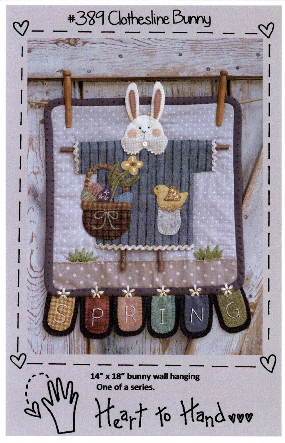 Clothesline Applique Bunny Pattern , quilting and craft projects