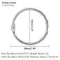 Ring Hinged Metal 38 mm for bag making and sewing projects