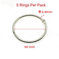 Ring Metal Hinged 50 mm for bag making and sewing projects