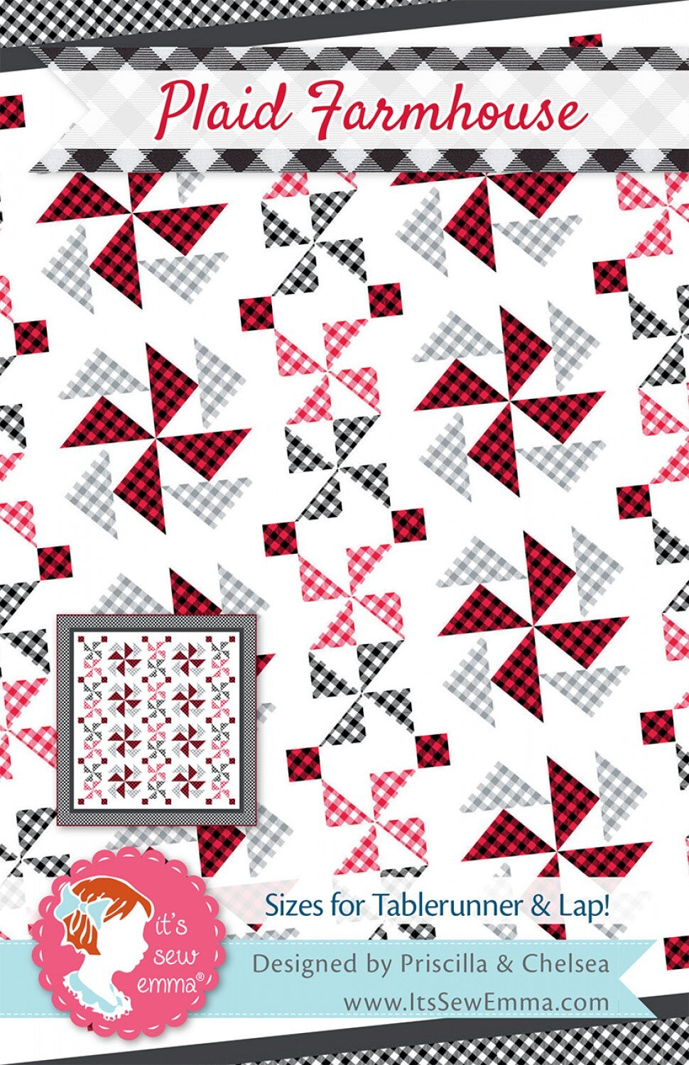 Plaid Farmhouse Quilt Pattern - It's Sew Emma , quilting and craft projects