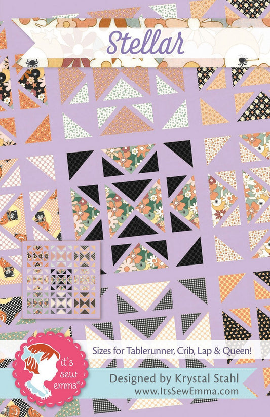 Stellar Quilt Pattern - It's Sew Emma , quilting and craft projects
