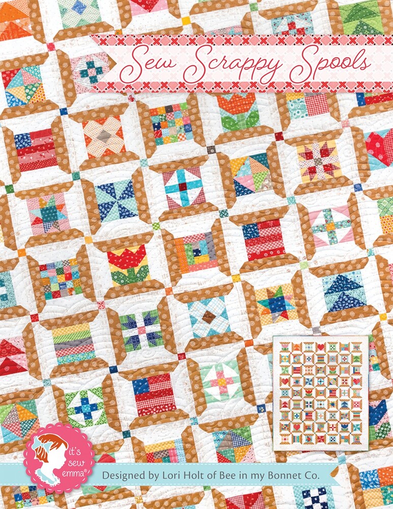 Sew Scrappy Spools Quilt Pattern , quilting and craft projects