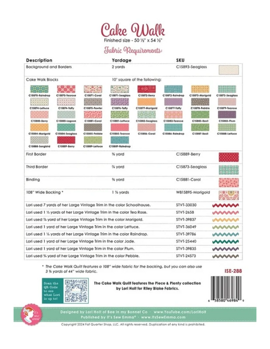 Cake Walk Quilt Pattern , quilting and craft projects