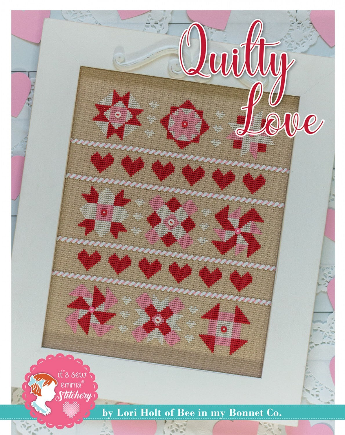 Lori Holt Quilty Love Cross Stitch Pattern , quilting and craft projects