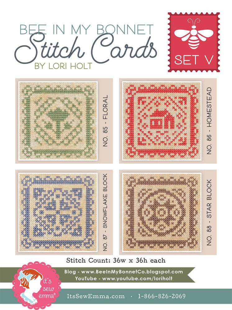 Lori Holt Stitch Card Set V sewing and quilting product