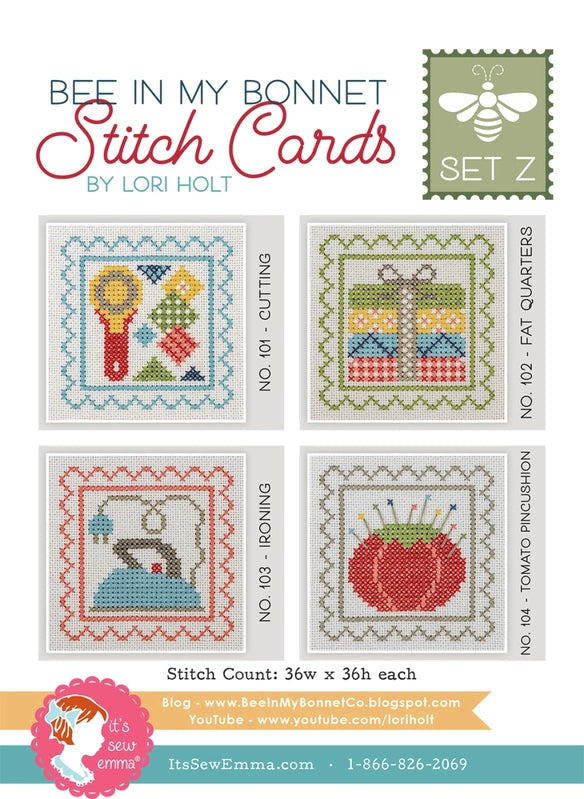 Lori Holt - Bee In My Bonnet Stitch Cards Set Z sewing and quilting product