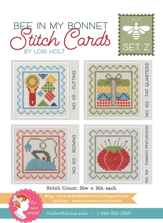 Lori Holt - Bee In My Bonnet Stitch Cards Set Z sewing and quilting product