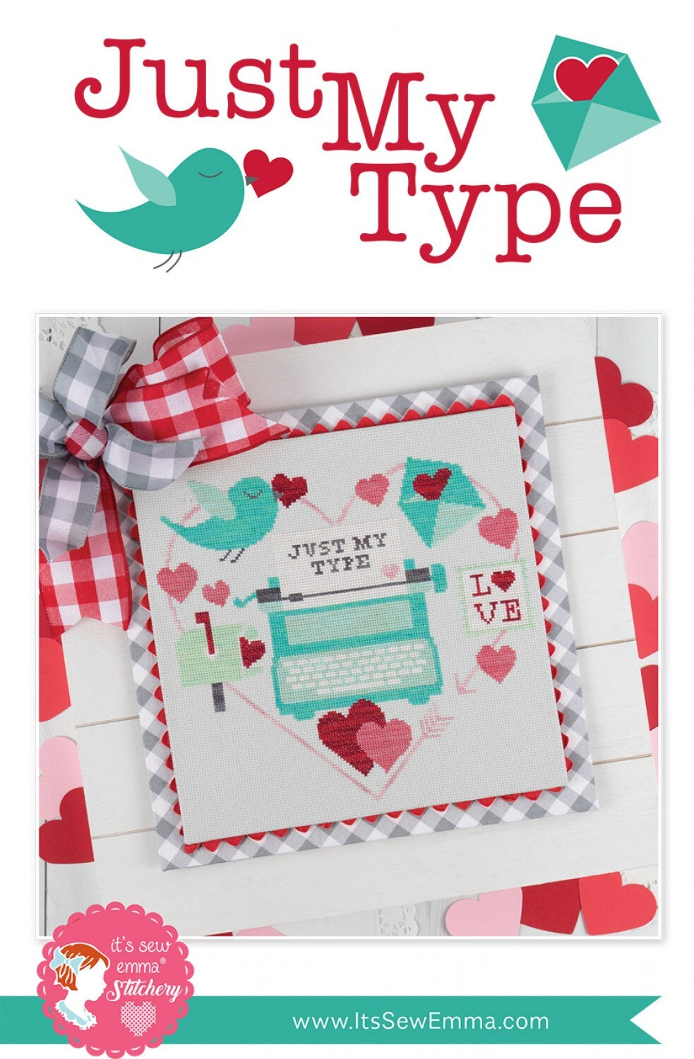 Lori Holt - Just My Type Cross Stitch Pattern , quilting and craft projects