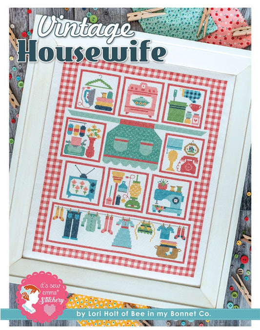 Lori Holt - Vintage Housewife Cross Stitch Pattern , quilting and craft projects