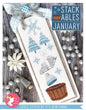 Stackables Cross Stitch Pattern - JANUARY , quilting and craft projects