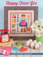 Lori Holt Happy Farm Girl Cross Stitch Pattern , quilting and craft projects