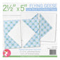 Foundation Paper - Flying Geese Quilt Block 64 mm x 127 mm , pattern making and craft projects