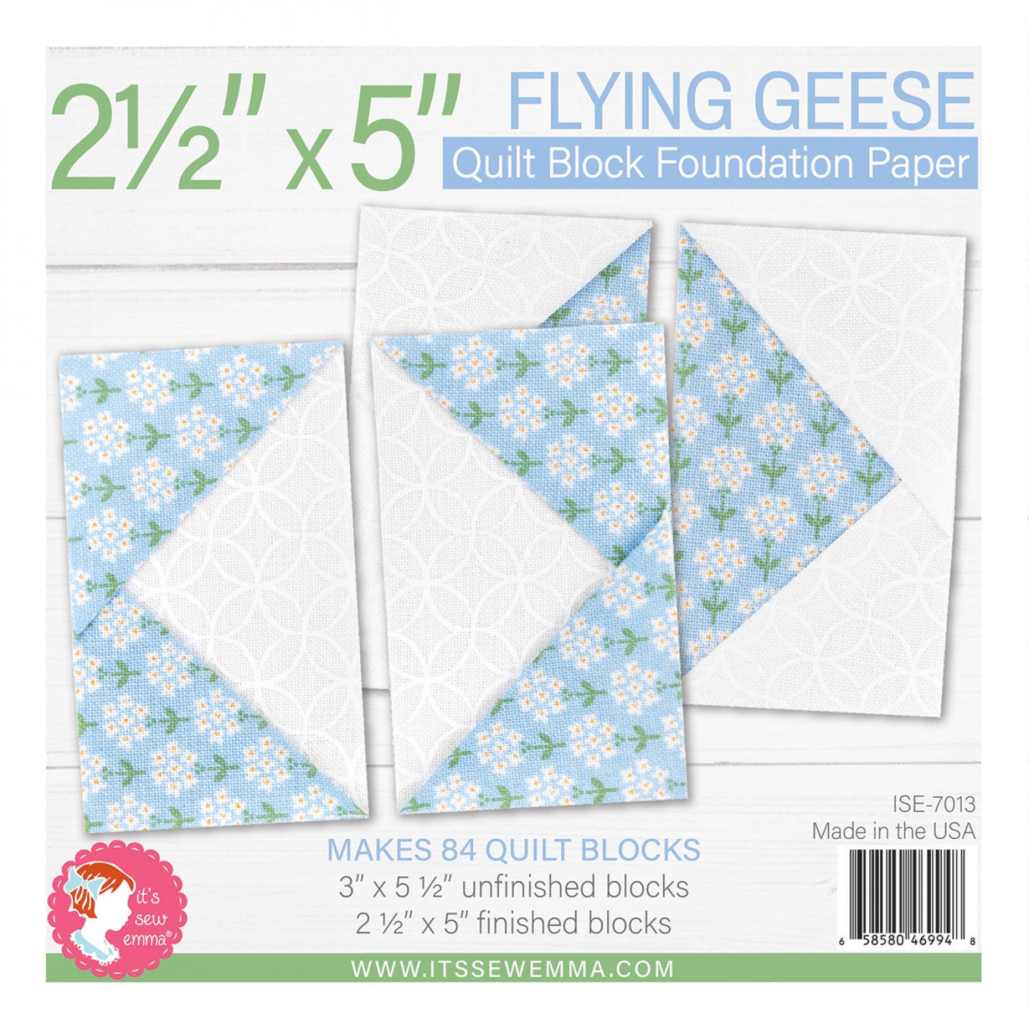 Foundation Paper - Flying Geese Quilt Block Pads