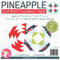 Foundation Paper Pad - Pineapple 152 mm Block , pattern making and craft projects