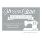 Oh Sew Clean Brush and Cloth Set Grey sewing and quilting product