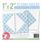 Foundation Paper - 51 mm x 102 mm Flying Geese Quilt Block Pad , pattern making and craft projects