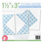 Foundation Paper - 38 mm x 76 mm Flying Geese Quilt Block Pad , pattern making and craft projects
