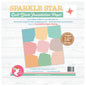 Foundation Paper - Sparkle Star Quilt Block 152 mm Pad , pattern making and craft projects
