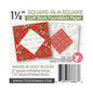 Foundation Paper - 102 mm Square in a Square Quilt Block Pad , pattern making and craft projects