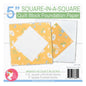 Foundation Paper Pad - Square in a Square Quilt Block Pad
