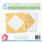 Foundation Paper Pad - Square in a Square Quilt Block Pad