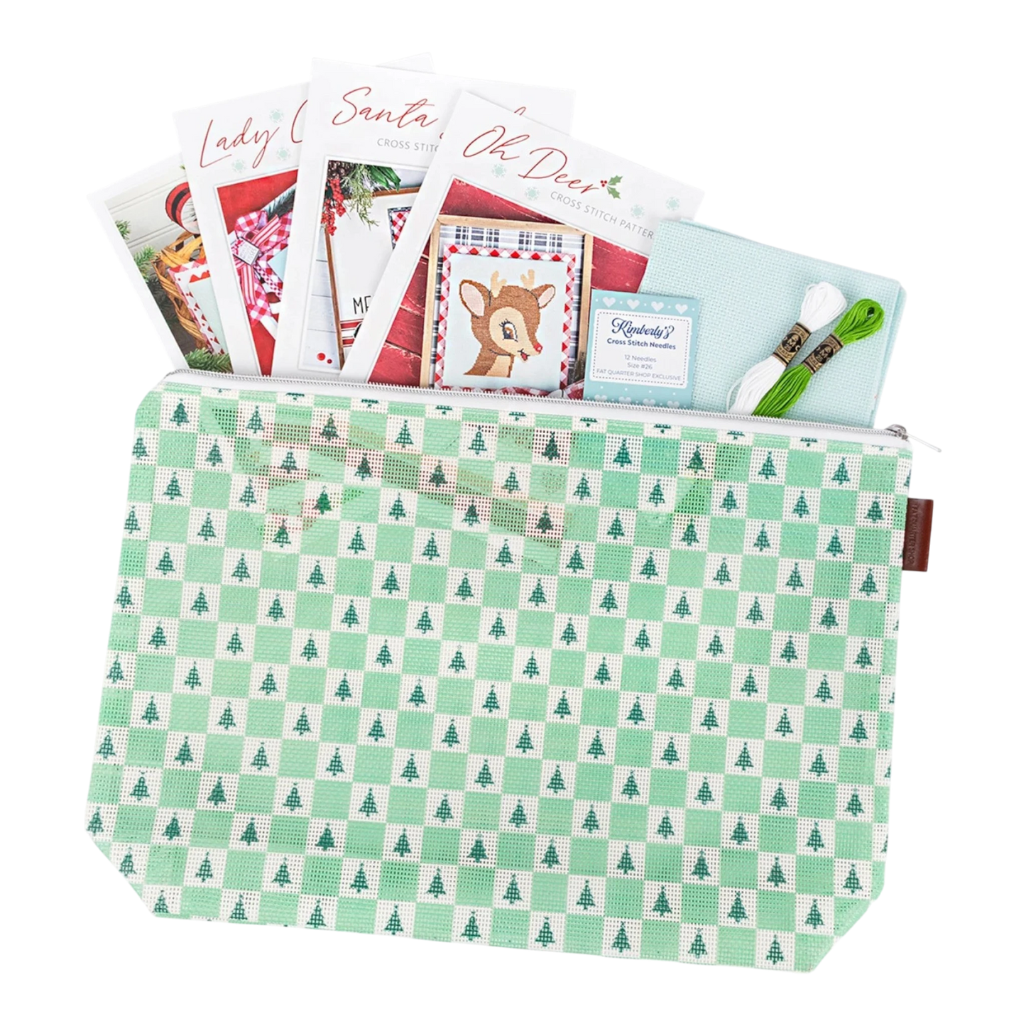 Evergreen Holiday Project Bag