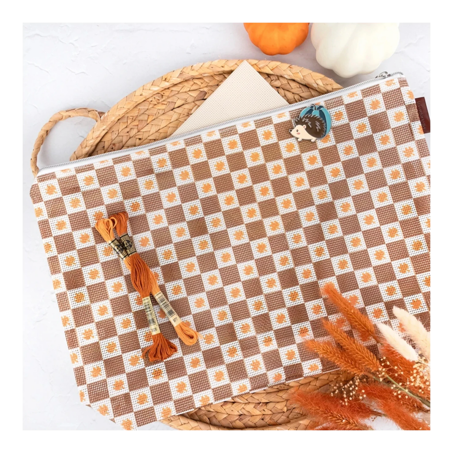Maple Leaf Holiday Project Bag