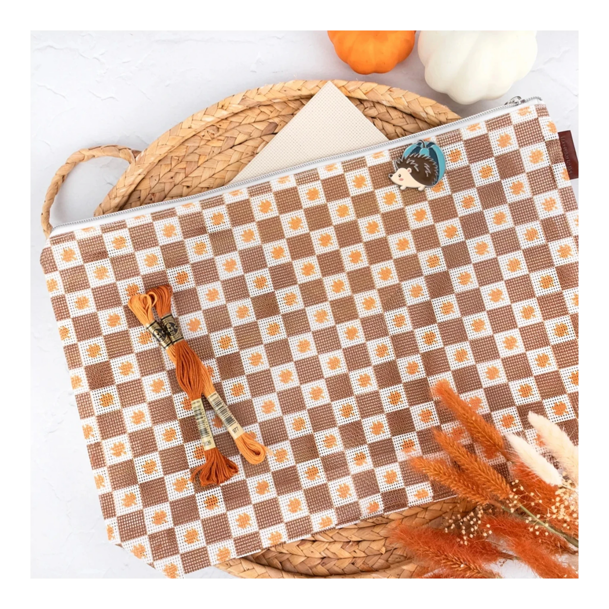 Maple Leaf Holiday Project Bag