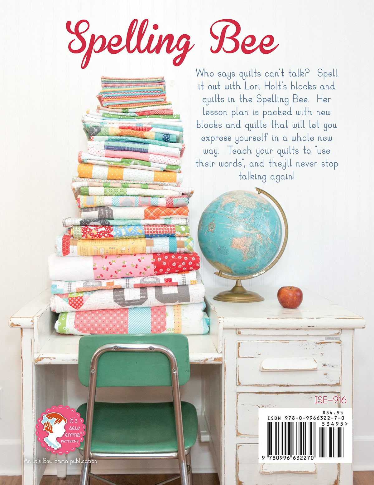 Spelling Bee by Lori Holt – back cover