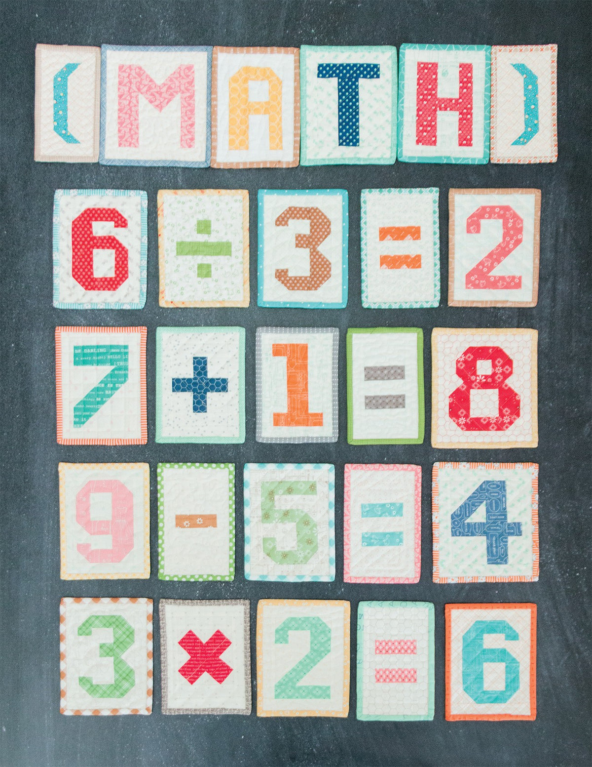 Spelling Bee by Lori Holt – number and maths quilt block project ideas