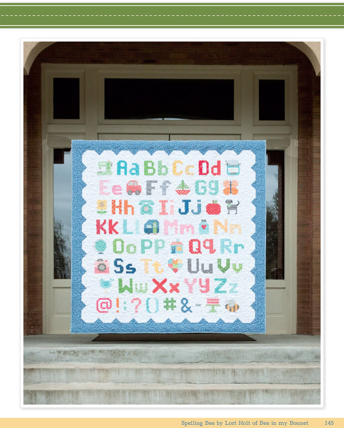 Spelling Bee by Lori Holt – alphabet quilt project