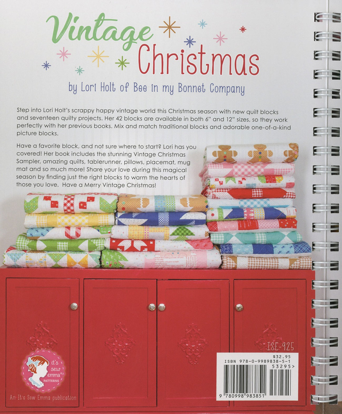 Vintage Christmas by Lori Holt – back cover