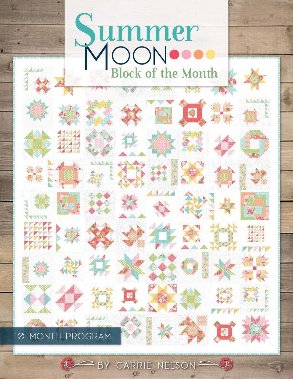 Summer Moon Quilt Book by Carrie Nelson , quilting and craft projects