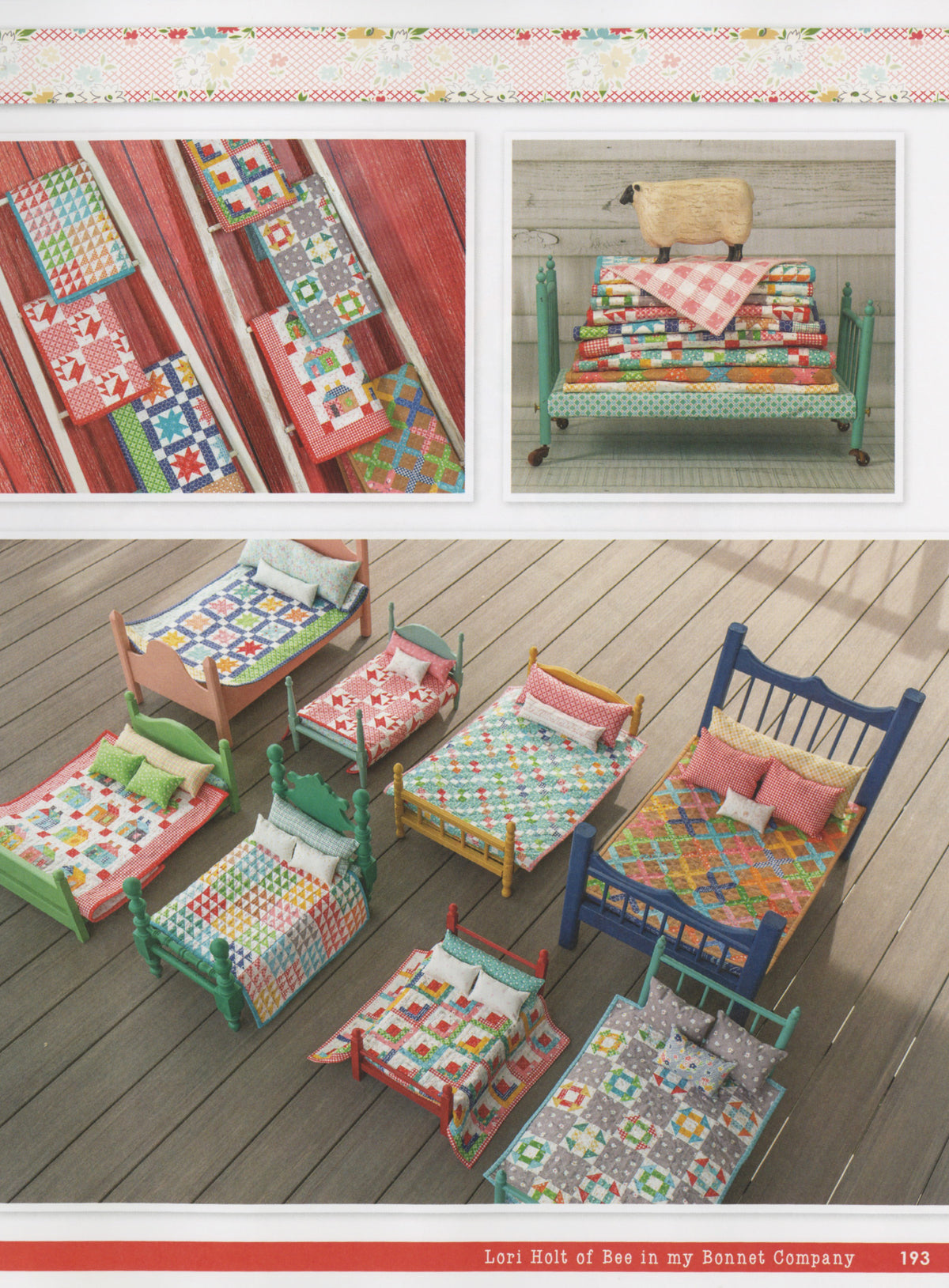 Farm Girl Vintage 2 by Lori Holt – sampler quilts and cushions project preview