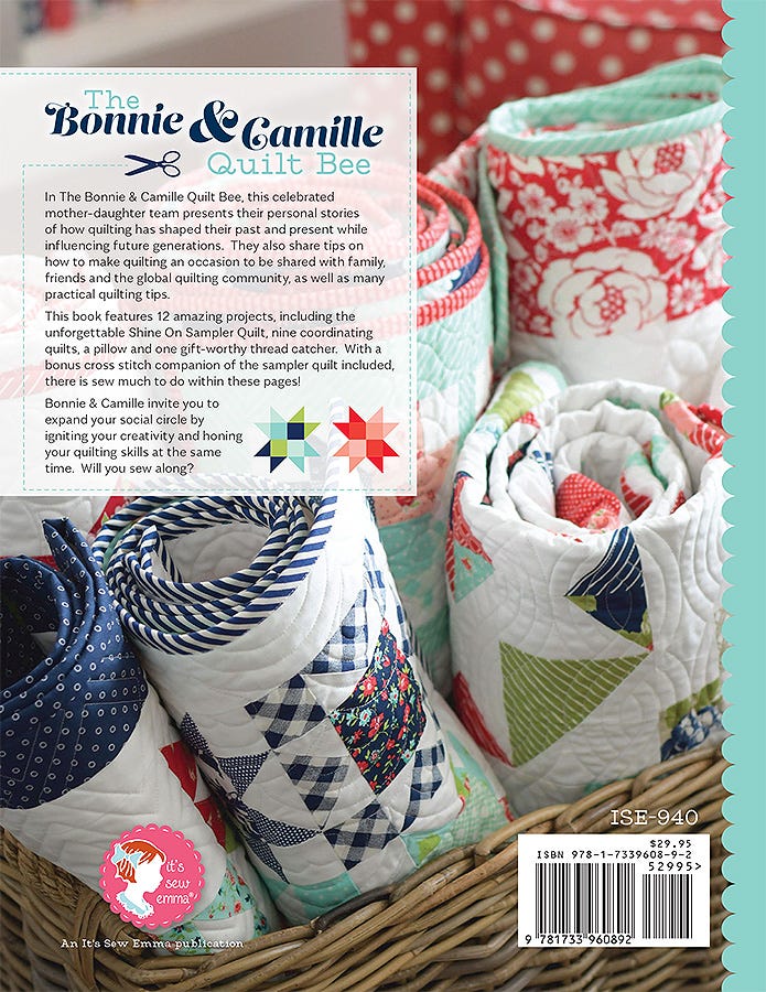 The Bonnie & Camille Quilt Bee Book – book preview 1